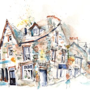 Grasmere - original ink and watercolour