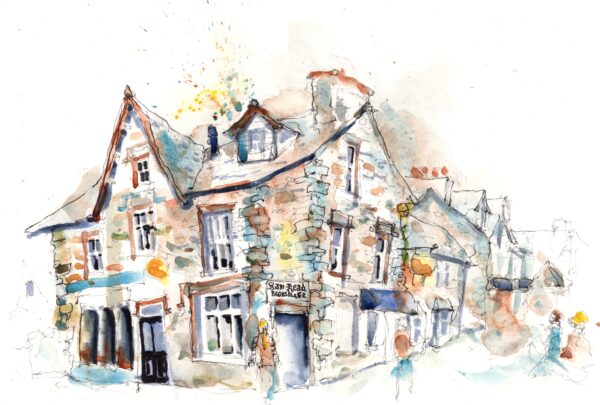 Grasmere - original ink and watercolour