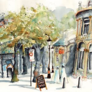 Harrogate Ghost Walk - Giclee Print